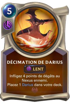 Darius Sur Legends Of Runeterra Infos Sur Le Champion De LoR Carte