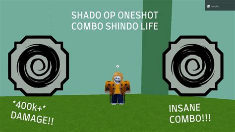 SHADO OP ONESHOT COMBO Shindo Life Roblox YouTube