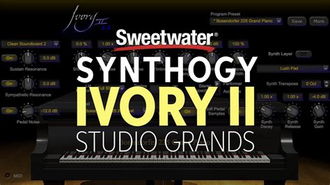 Synthogy Ivory Ii Studio Grands Piano Software Demo Youtube