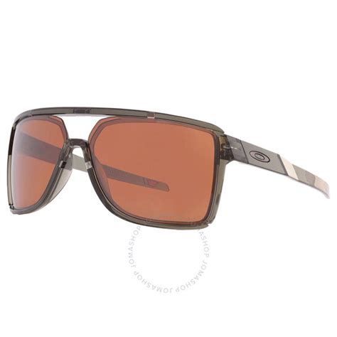 Oakley Castel Prizm Tungsten Polarized Rectangular Men S Sunglasses Oo9147 914704 63