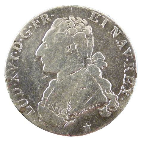 20748 LOUIS XVI 1 5 Écu aux Branches d Olivier TB 1 5 Ecu De 16 à