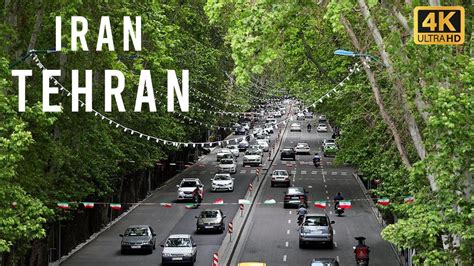 Longest Street In Middle East Vali Asr Street Walk Tour Tehran Iran