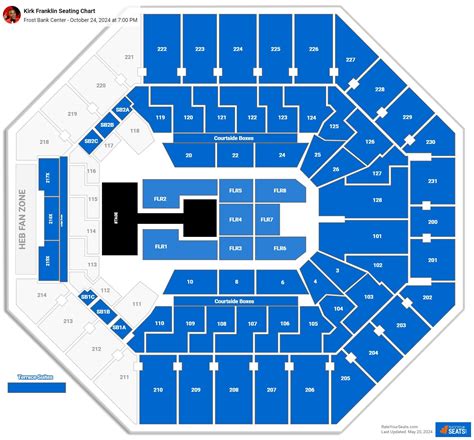 Frost Bank Center Concert Seating Chart Rateyourseats