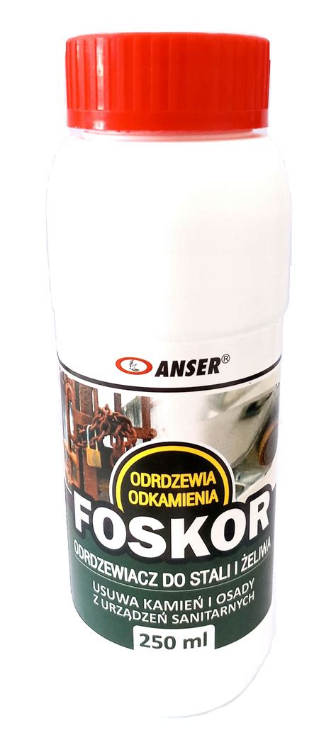 FOSOL FOSKOR odrdzewiacz do stali i żeliwa 250ml Swiat Farb