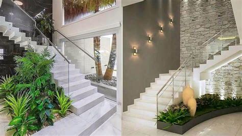 Modern home decoration Staircase with plants decoration designs in 2022 ...