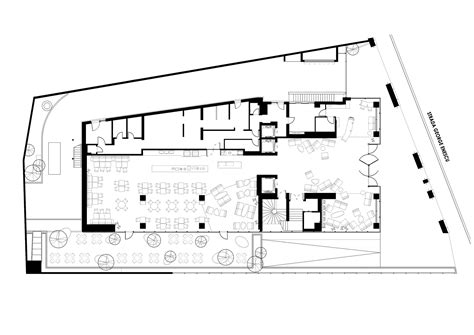 Modern Hotel Ground Floor Plan