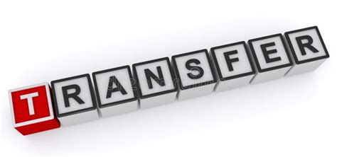 Transfer word den stock image. Image of word, wait, type - 121220931