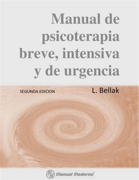 Manual De Psicoterapia Breve Intensiva Y De Urgencia Manual De