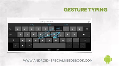 Gesture Typing Lesson 25 Android Accessibility Features Course Youtube