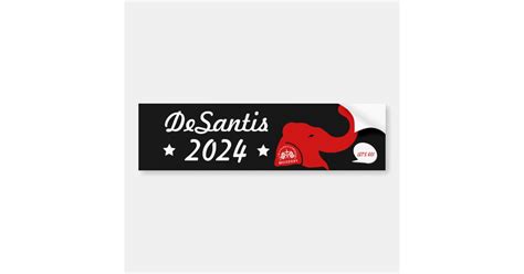 Ron Desantis For President 2024 Bumper Sticker Zazzle