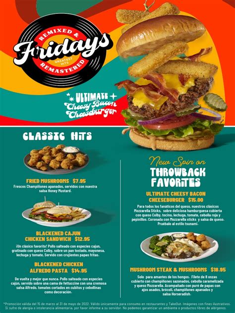 Menu Fridays Tgi Pdf