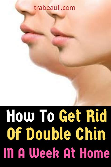 Ways To Get Rid Of A Double Chin Exercises Prevention Artofit