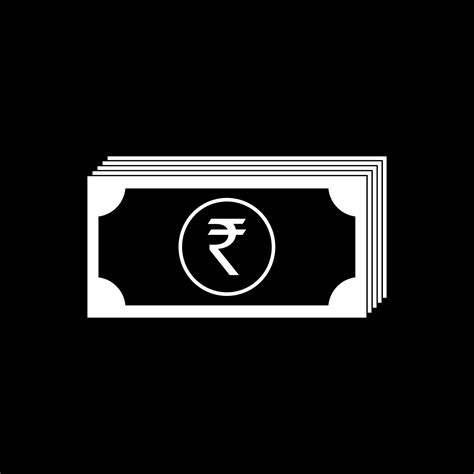 India Currency, INR, Rupee Icon Symbol. Vector Illustration 10939305 ...