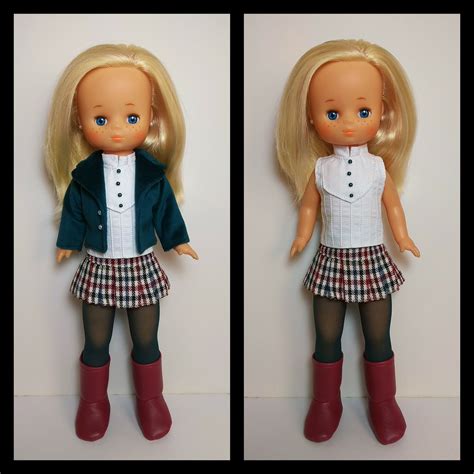 Conjunto Ropa Muñeca Lesly Otoño Invierno Chic Made4urdolls La