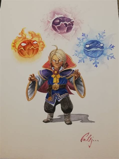 Kid Invoker Artwork Rdota2