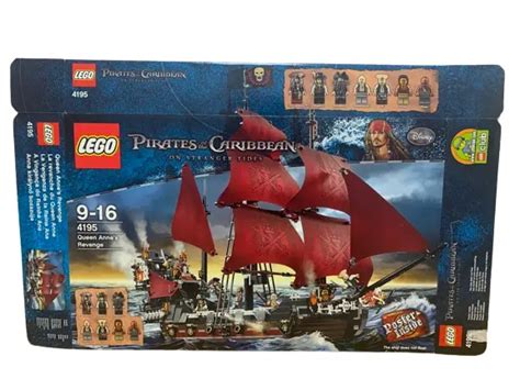 LEGO PIRATES OF The Caribbean Queen Anne S Revenge 4195 Missing 2 Items