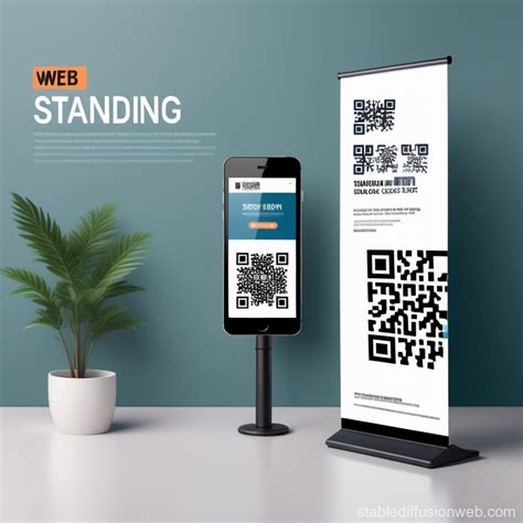 Uniquely Designed QR Code Web Banner | Stable Diffusion Online