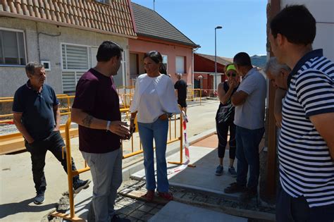 Continuan as obras de humanización de San Rafael en Pereiras en Mos