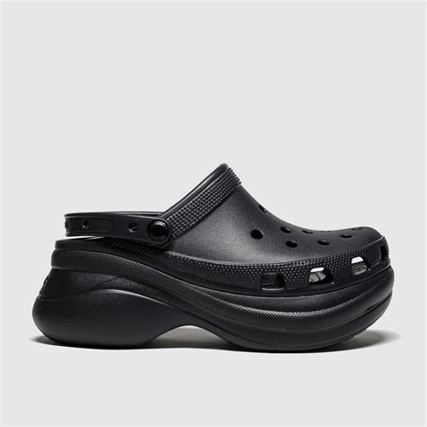 Crocs Black Bae Platform Classic Sandals - ShoeFreak