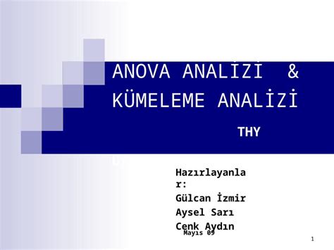 Ppt Anova Anal Z K Meleme Anal Z Thy Uygulamasi Dokumen Tips