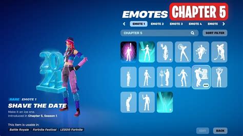 New Leaked LANA LLANE Skin Doing All CHAPTER 5 Emotes Dances