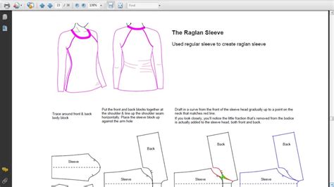 Pattern A Raglan Body Sleeve How To Make Raglan Sleeve Youtube