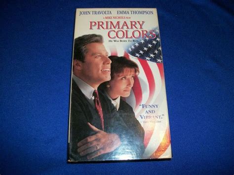 Primary Colors Vhs John Travolta Emma Thompson John Travolta