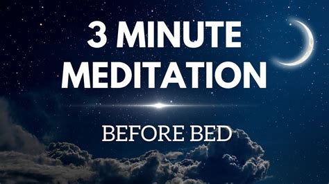 Minute Meditation Guided Meditation Before Sleep Youtube