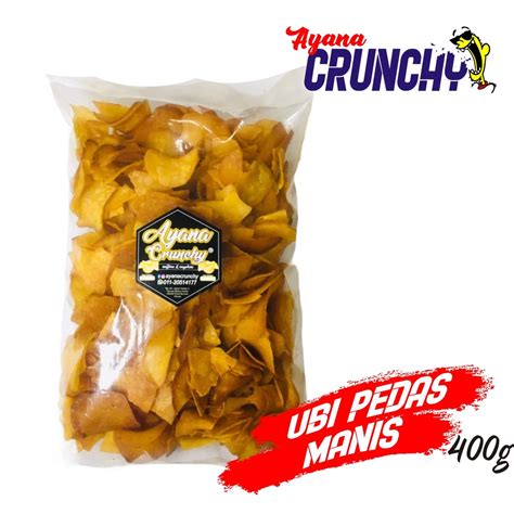 Kerepek Borong Ubi Pedas Manis Murah Sedap Rangup 400g By Ayana Crunchy