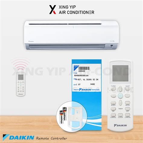 Original Daikin Air Cond Remote Controller With Battery Alat