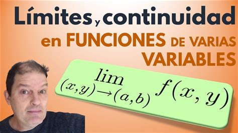 L Mites Y Continuidad En Funciones De Varias Variables Youtube