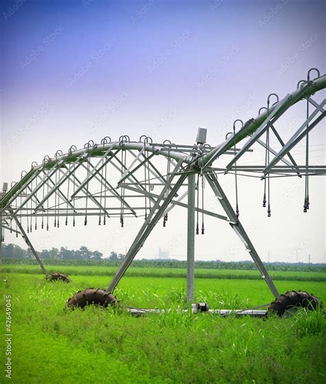 Irrigation Pivot Stock Photo | Adobe Stock