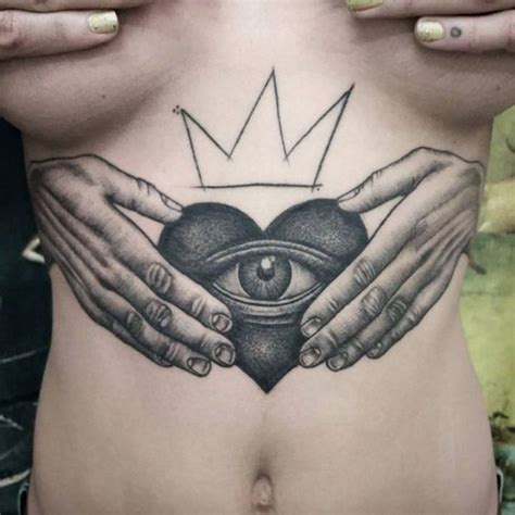 S Lection De Magnifiques Tatouages Underboobs Partie Inkage