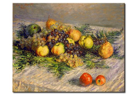 Quadro Famoso Natura Morta Con Pere E Uva Claude Monet Quadri Famosi