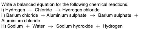 Barium chloride reacts with aluminium sulphate to give aluminium c