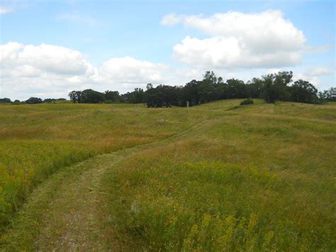 North Country Trail Sheyenne National Grasslands West Section Hiking Trail Lisbon North Dakota