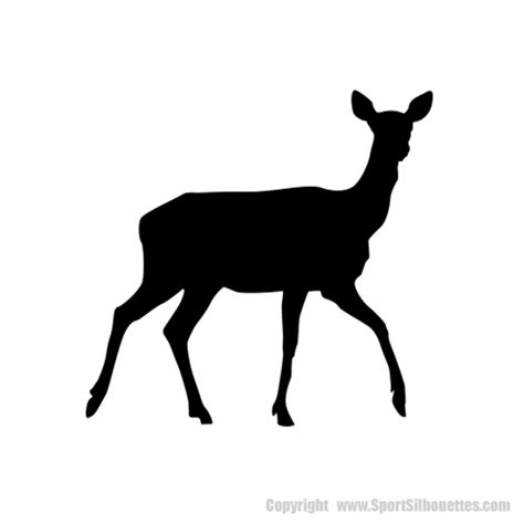 COW ELK SILHOUETTE VINYL DECALS (Elk Hunting Decor) Cow Elk Silhouettes