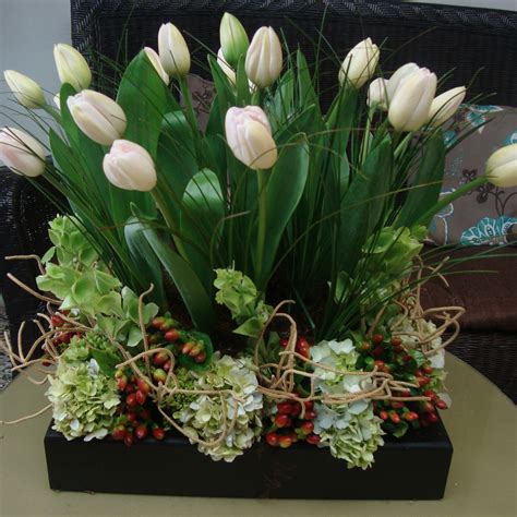 Hermosos Arreglos Florales Con Tulipanes Arreglos Florales