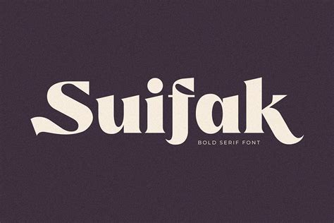 Bold Serif Font on Behance