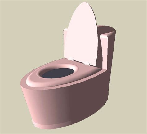 3d Model Of Sanitary Toilet Layout Cad Block Sketch Up File Cadbull