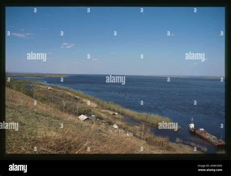 Lena River View Toward Yakutsk From The South Yakutsk Russia