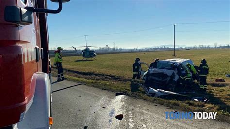 Incidente A Ozegna Sulla Provinciale 53 Furgone Contro Camion 17