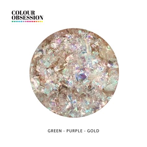 colour shifting super chameleon translucent flake green purple