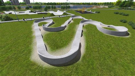 Pumptrack Betonowy BP5 Pumptracki Oraz Rowerowe Tory