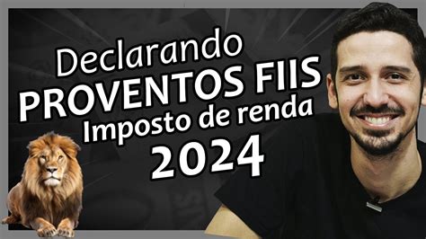 Como DECLARAR seus PROVENTOS de FUNDOS IMOBILIÁRIOS FIIs na