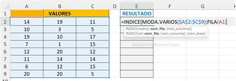 C Mo Buscar Valores Que M S Se Repiten En Excel Ninja Del Excel