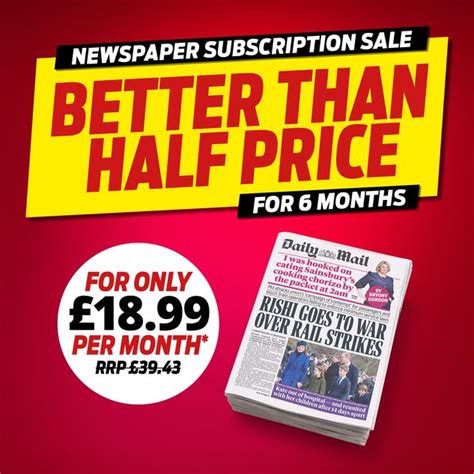 Newspaper Subscription Sale - The Mail