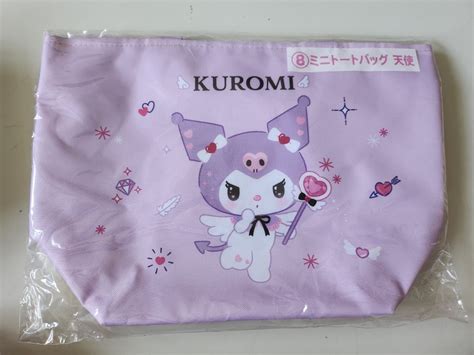 Sanrio Kuromi Kuji Tote Bag Purple Angel Women S Fashion Bags