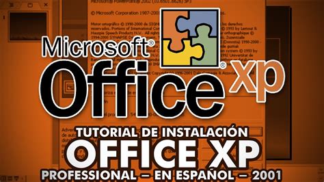 Instalaci N De Microsoft Office Xp Professional En Espa Ol Tutorial