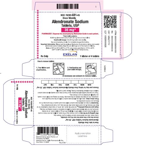 Dailymed Alendronate Sodium Tablet